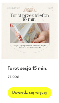 sesja tarota 15 minut - karty tarota